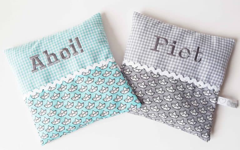 Kirschkernkissen Schneemann